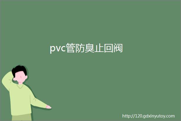 pvc管防臭止回阀